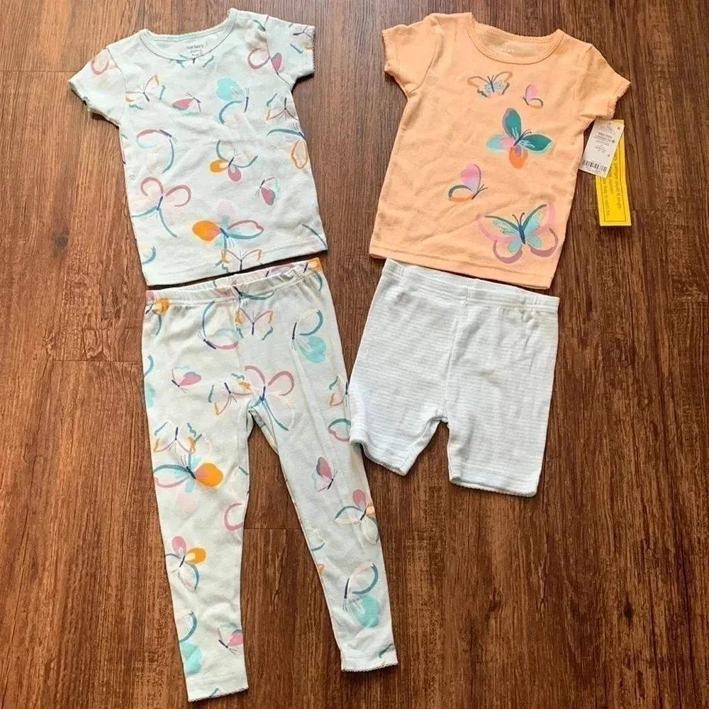 Carter’s Bundle 4 Piece Pajamas Set Toddler 2T New